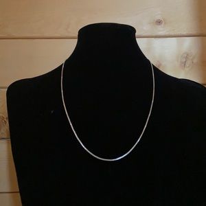 925 sterling silver | 20” | necklace | square box